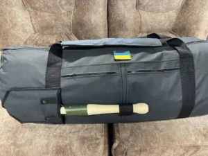Сумка баул 100л. камуфляж + підсумок для лопати та стропа для каримата. - Зображення 3