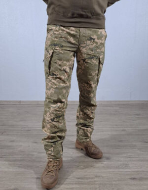Брюки тактичні (тканина поплін, піксель)